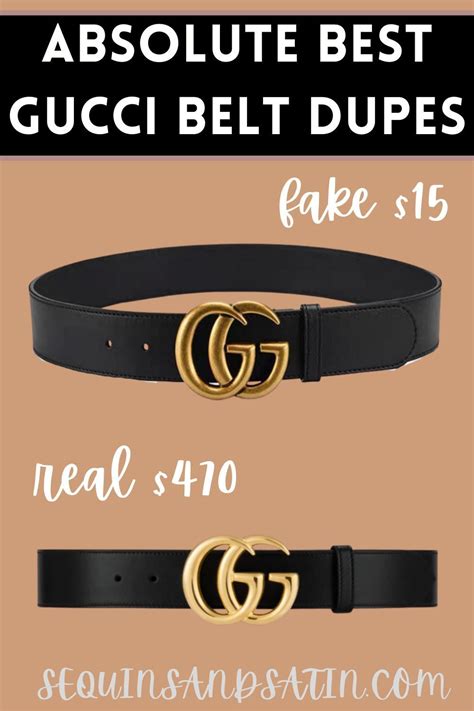 gucci dupe versus real|is gucci belt genuine.